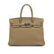 HERMES BIRKIN 30 POUSSIERE TAURILLON CLEMENCE HAND BAG □L PALLADIUM HARDWARE 90309733 - PURPOSE