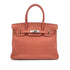 HERMES BIRKIN 30 ROSY TAURILLON CLEMENCE HAND BAG 2013 SQUARE Q PALLADIUM HARDWARE 90311053 - PURPOSE