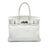 HERMES BIRKIN 30 WHITE TAURILLON CLEMENCE HAND BAG □N SHW 90301658 - PURPOSE