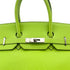 HERMES BIRKIN 35 APPLE GREEN TAURILLON CLEMENCE HAND BAG 2003 SQUARE G PALLADIUM HARDWARE 90311819
