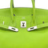 HERMES BIRKIN 35 APPLE GREEN TAURILLON CLEMENCE HAND BAG 2003 SQUARE G PALLADIUM HARDWARE 90311819