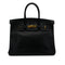 HERMES BIRKIN 35 BLACK ARDENNES HAND BAG □C GHW 90304727 - PURPOSE