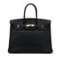HERMES BIRKIN 35 BLACK TOGO HAND BAG □K GHW 90305900 - PURPOSE