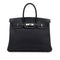 HERMES BIRKIN 35 BLUE INDIGO TOGO HAND BAG □D PHW 90306276 - PURPOSE