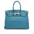 HERMES BIRKIN 35 BLUE JEAN TOGO HAND BAG □I PHW 90307206 - PURPOSE