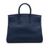 HERMES BIRKIN 35 BLUE ROY ARDENNES HAND BAG 2000 SQUARE D GOLD HARDWARE 90311880