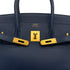 HERMES BIRKIN 35 BLUE ROY ARDENNES HAND BAG 2000 SQUARE D GOLD HARDWARE 90311880