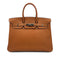 HERMES BIRKIN 35 GOLD TOGO HAND BAG □H SHW 90301709 - PURPOSE