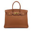 HERMES BIRKIN 35 GOLD TOGO HAND BAG □J GOLD HARDWARE 90307816 - PURPOSE