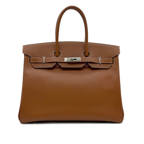HERMES BIRKIN 35 GOLD VEAU EPSON HAND BAG □L SHW 90302187 - PURPOSE