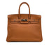 HERMES BIRKIN 35 GOLD VEAU SWIFT HAND BAG □K PALLADIUM HARDWARE 90304186 - PURPOSE