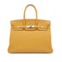 HERMES BIRKIN 35 JAUNE AMBER TOGO HAND BAG A PHW 90303484 - PURPOSE
