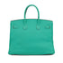 HERMES BIRKIN 35 LAGON TOGO HAND BAG 2008 SQUARE L PALLADIUM HARDWARE 90311875