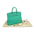 HERMES BIRKIN 35 LAGON TOGO HAND BAG 2008 SQUARE L PALLADIUM HARDWARE 90311875