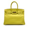 HERMES BIRKIN 35 LIME VEAU EPSOM HAND BAG □O GOLD HARDWARE 90307905 - PURPOSE