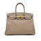 HERMES BIRKIN 35 VERSO ARGILE COBALT TAURILLON CLEMENCE HAND BAG □R GHW SPO 90305231 - PURPOSE