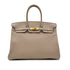 HERMES BIRKIN 35 VERSO ARGILE COBALT TAURILLON CLEMENCE HAND BAG □R GHW SPO 90305231 - PURPOSE