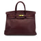 HERMES BIRKIN 40 ROUGE H VEAU GULLIVER HAND BAG 〇S GOLD HARDWARE 90308212 - PURPOSE