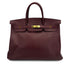 HERMES BIRKIN 40 ROUGE H VEAU GULLIVER HAND BAG 〇S GOLD HARDWARE 90308212 - PURPOSE