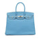 HERMES CANDY BIRKIN 35 CELESTE MYKONOS VEAU EPSOM HAND BAG □O SHW 90302891 - PURPOSE