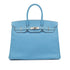 HERMES CANDY BIRKIN 35 CELESTE MYKONOS VEAU EPSOM HAND BAG □O SHW 90302891 - PURPOSE