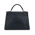 HERMES KELLY 32 RETOURNE BLUE MARINE COUCHEVEL HAND SHOULDER BAG 1992 CIRCLE V GOLD HARDWRE 90311824