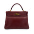 HERMES KELLY 32 RETOURNE ROUGE H COUCHEVEL HAND BAG 2000 SQUARE D GOLD HARDWARE 90308968 - PURPOSE