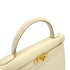 HERMES KELLY 32 SELLIER BLANCCASSE BOXCALF HAND SHOULDER BAG 1998 SQUARE B GOLD HARDWARE 90311821