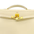 HERMES KELLY 32 SELLIER BLANCCASSE BOXCALF HAND SHOULDER BAG 1998 SQUARE B GOLD HARDWARE 90311821
