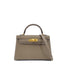 HERMES KELLY MINI 2 SELLIER ETOUPE EPSOM HAND SHOULDER BAG 2023 B GOLD HARDWARE 90309798 - PURPOSE