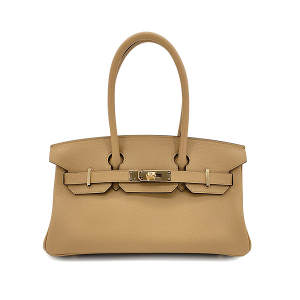 HERMES SHOULDER BIRKIN 29 POUSSIERE EVERCOLOR HAND BAG K PGHW 90305670 - PURPOSE