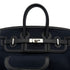 HERMES BIRKIN 25 CARGO BLUE MARINE BALCK VEAU SWIFT TOILE H HAND BAG 2020 Y PALLADIUM HARDWARE 90312704