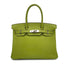 HERMES BIRKIN 30 ANIS GREEN TOGO HAND BAG 2006 SQUARE J PALLADIUM HARDWARE 90312504