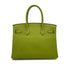 HERMES BIRKIN 30 ANIS GREEN TOGO HAND BAG 2006 SQUARE J PALLADIUM HARDWARE 90312504