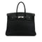 HERMES BIRKIN 35 BLACK TOGO HAND BAG 2006 SQUARE J PALLADIUM HARDWARE 90312933