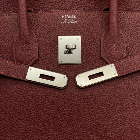 HERMES BIRKIN 35 ROUGE H TOGO HAND BAG 2020 Y STAMP PALLADIUM HARDWARE 90311987