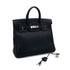 HERMES HAUT A COURROIES 32 BLACK TOGO HAND BAG 2003 SQUARE G PALLADIUM HARDWARE 90312516
