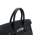 HERMES HAUT A COURROIES 32 BLACK TOGO HAND BAG 2003 SQUARE G PALLADIUM HARDWARE 90312516