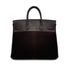 HERMES HAUT A COURROIES 32 EBENE VEAU TROIKA EVERCALF HAND BAG 2008 SQUARE L PALLADIUM HARDWARE 90311817