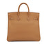 HERMES HAUT A COURROIES 32 NATUREL COUCHEVEL HAND BAG 1998 SQUARE B GOLD HARDWARE 90312522