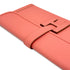 HERMES JIGE ELAN 29 FLAMINGO VEAU EPSOM CLUTCH BAG 2013 SQUARE Q 90312503