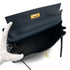 HERMES KELLY 28 RETOURNE BLUE INDIGO COUCHEVEL HAND SHOULDER BAG 1994 CIRCLE X GOLD HARDWARE 90311963