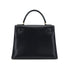HERMES KELLY 28 SELLIER BLUE INDIGO BOXCALF HAND BAG 1981 CIRCLE K GOLD HARDWRE 90312517