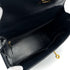 HERMES KELLY 28 SELLIER BLUE INDIGO BOXCALF HAND BAG 1981 CIRCLE K GOLD HARDWRE 90312517