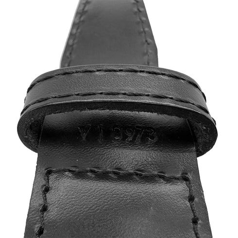 LOUIS VUITTON EPI SAC D'EPAULE HAND SHOULDER BAG LEATHER NOIR M80157 90312597