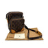 LOUIS VUITTON MONOGRAM AMAZONE SHOULDER BAG BROWN M45236 90311982