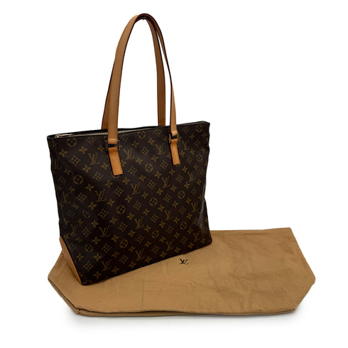 LOUIS VUITTON MONOGRAM CABAS MEZZO TOTE BAG BROWN M51151 90312569