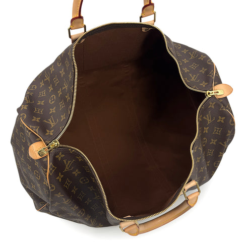 LOUIS VUITTON MONOGRAM KEEPALL 55 LUGGAGE BROWN M41424 90311969