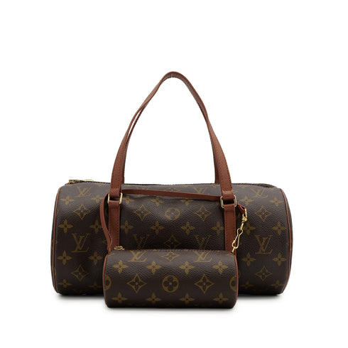 LOUIS VUITTON MONOGRAM PAPILLON 30 HAND BAG BROWN M51385 90312670
