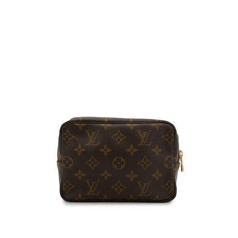LOUIS VUITTON MONOGRAM TROUSSE TOILETTE 18 CLUTCH BAG BROWN M47526 90313312